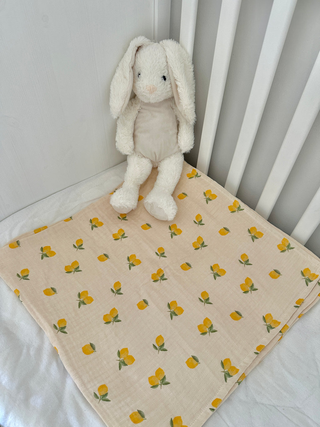 Hydrofiele doek | Biologisch katoen | 100x100 cm | Citroen