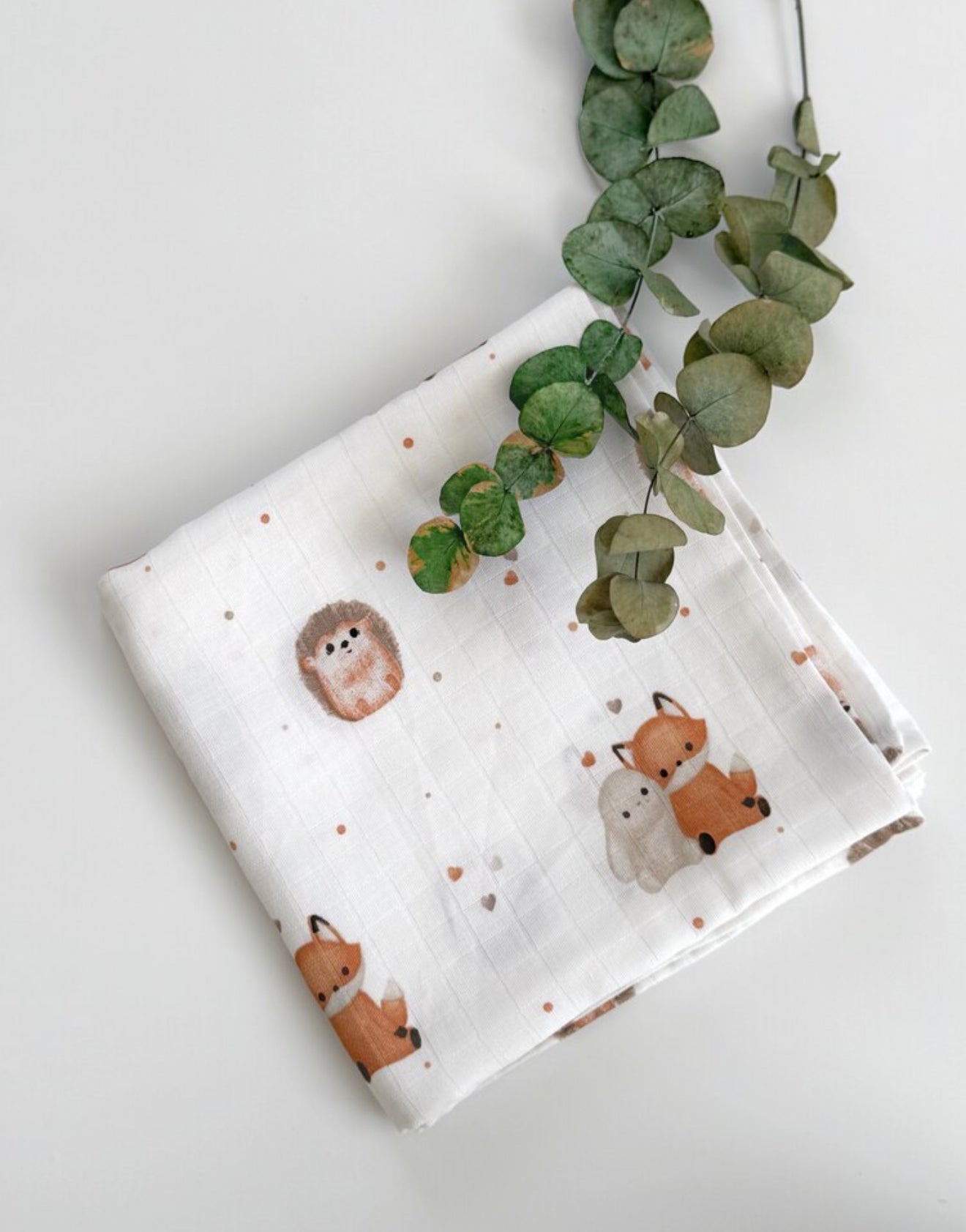 Hydrofiele doek | Biologisch katoen | 100x100 cm | Vos