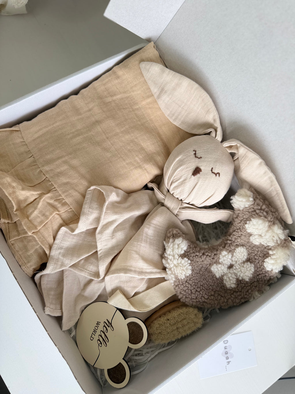 Luxe Kraamcadeau set | Beige Bunny