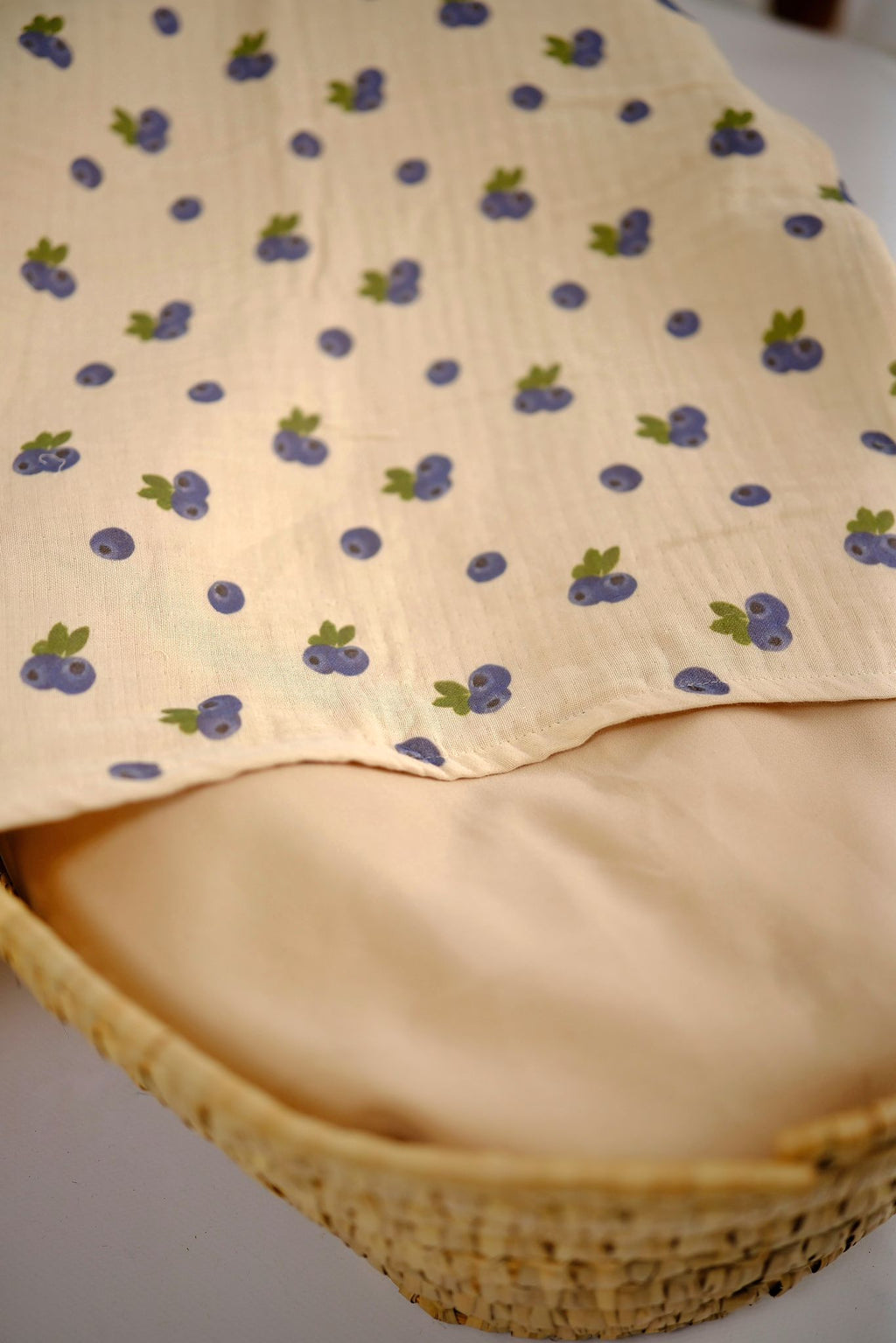 Hydrofiele doek | Biologisch katoen | 100x100 cm | Blueberry