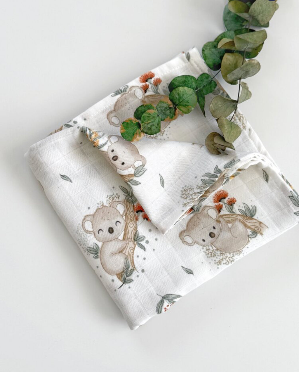 Hydrofiele doek | Biologisch katoen | 100x100 cm | Koala