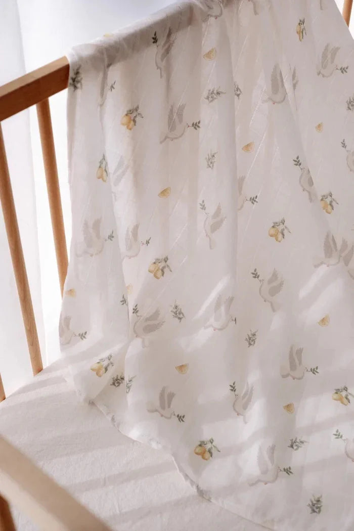 Hydrofiele doek| Biologisch katoen | 100x100 cm | Duif