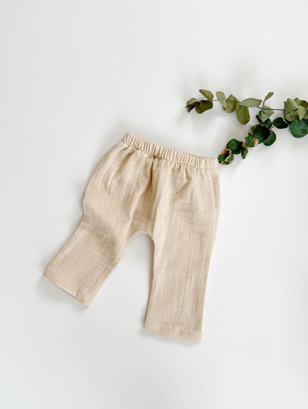 Muslin newborn set | Biologisch katoen | Beige | 4-delig