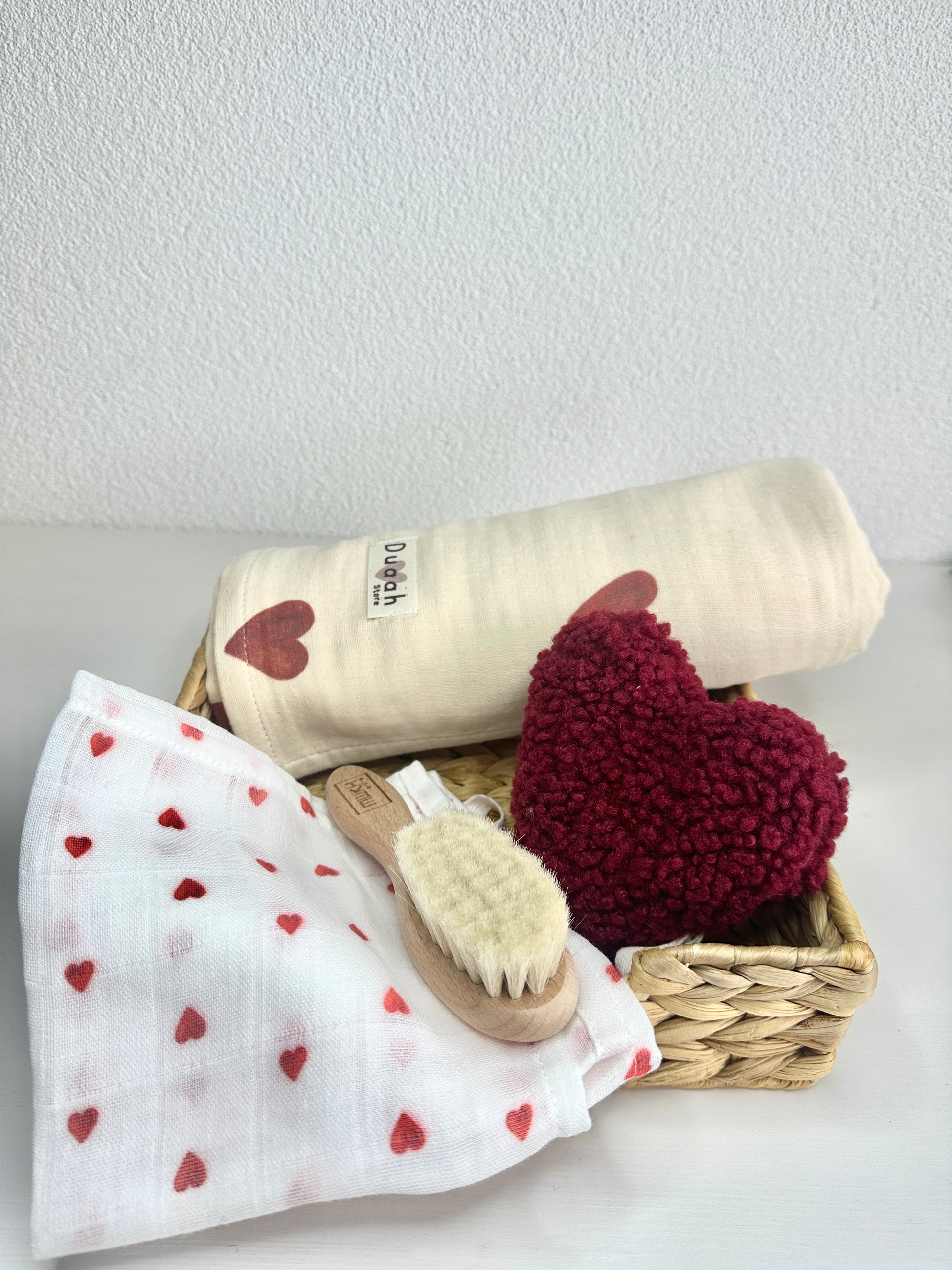 Kraamcadeau set | Hartjes