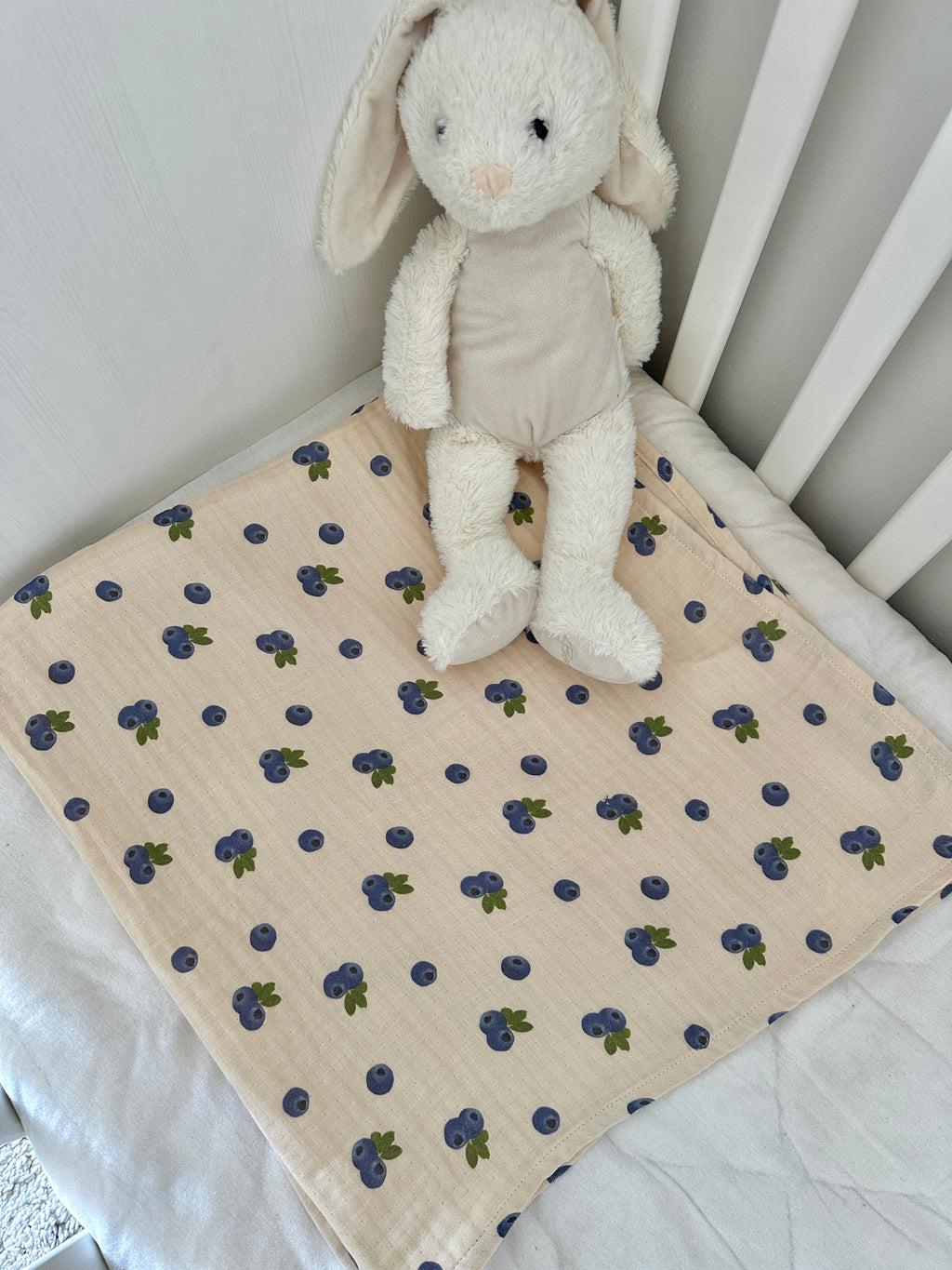 Hydrofiele doek | Biologisch katoen | 100x100 cm | Blueberry