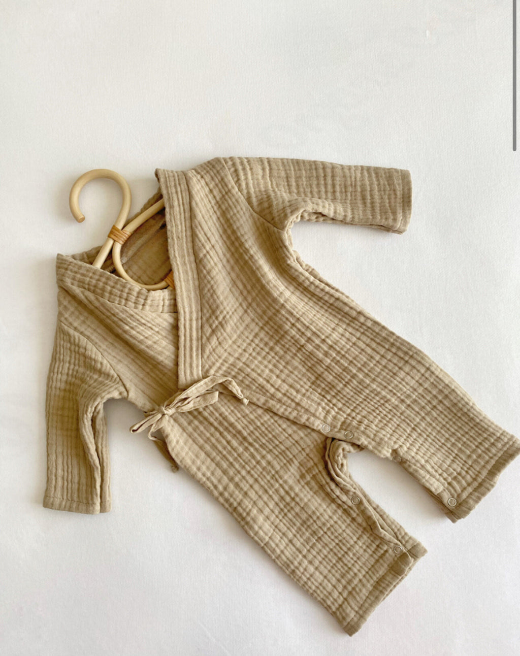 Biologisch Mousseline pakje - inclusief mutsje | Bruin