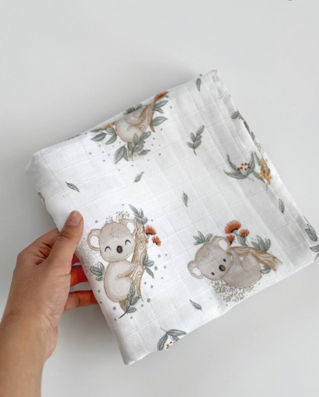 Hydrofiele doek | Biologisch katoen | 100x100 cm | Koala