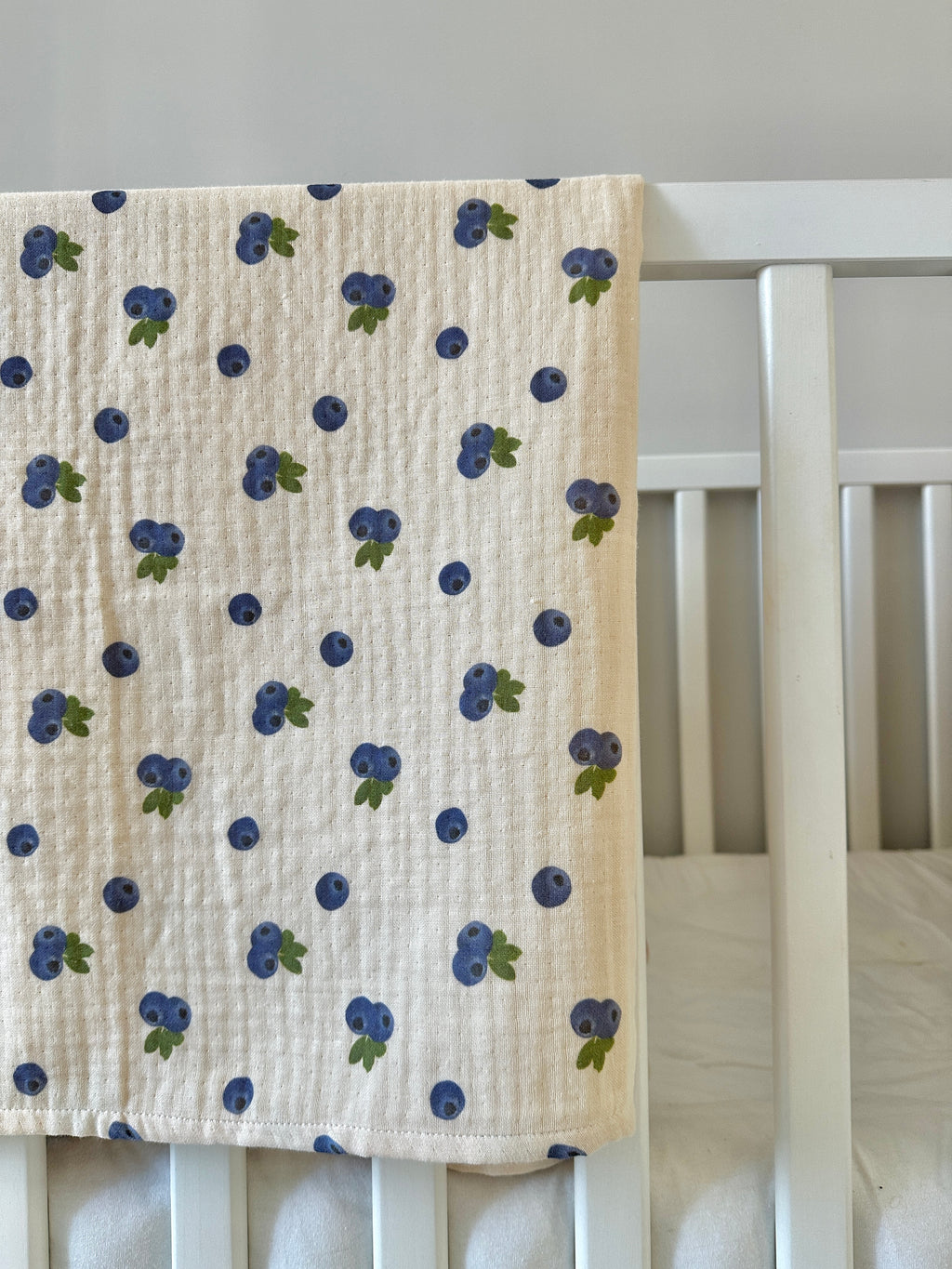 Hydrofiele doek | Biologisch katoen | 100x100 cm | Blueberry