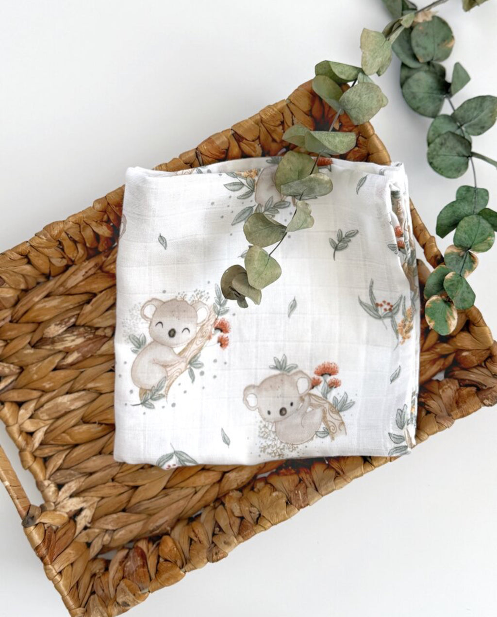 Hydrofiele doek | Biologisch katoen | 100x100 cm | Koala