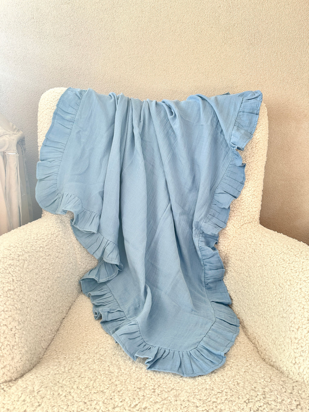 Zachte hydrofiele doek van 100% biologische katoen in neutrale kleuren, perfect voor pasgeborenen - ademend, huidvriendelijk en ideaal voor elk seizoen