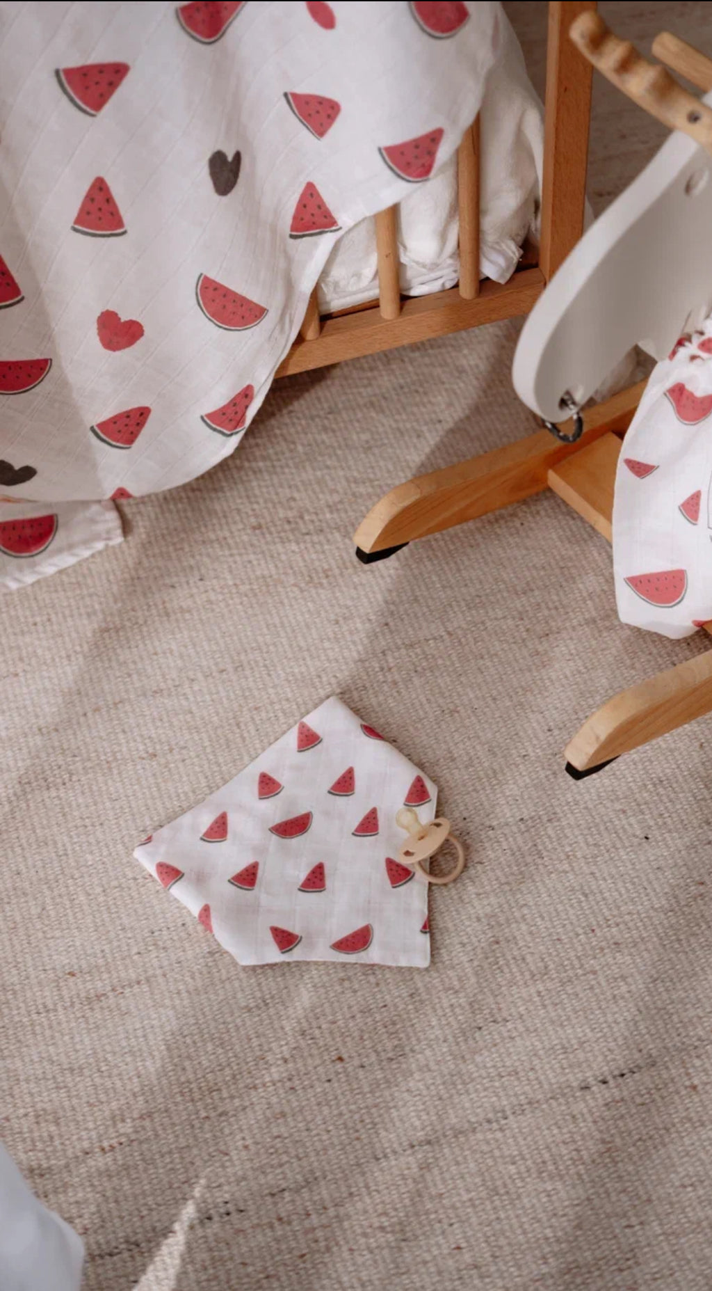 Slabbetje biologisch katoen | watermeloen