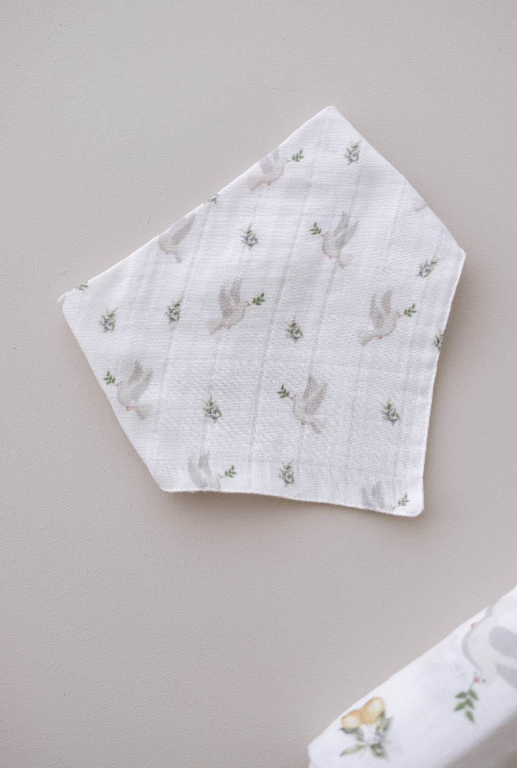 Slabbetje biologisch katoen | duif