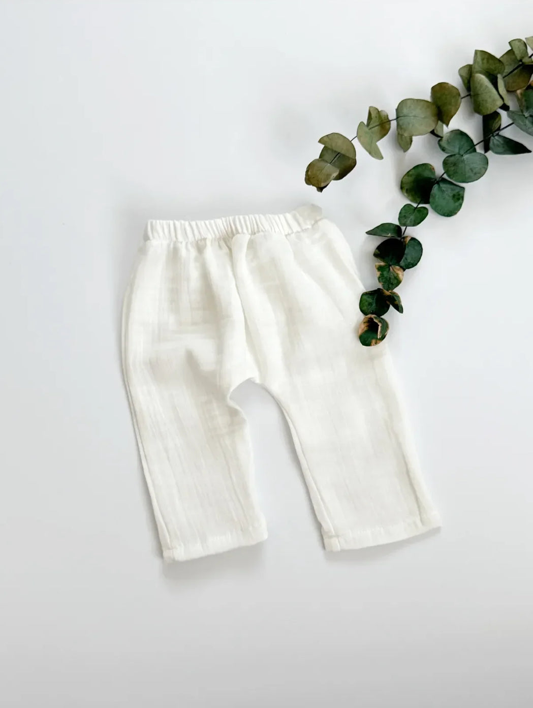 Muslin Newborn set | Biologisch katoen | Wit | 4-delig