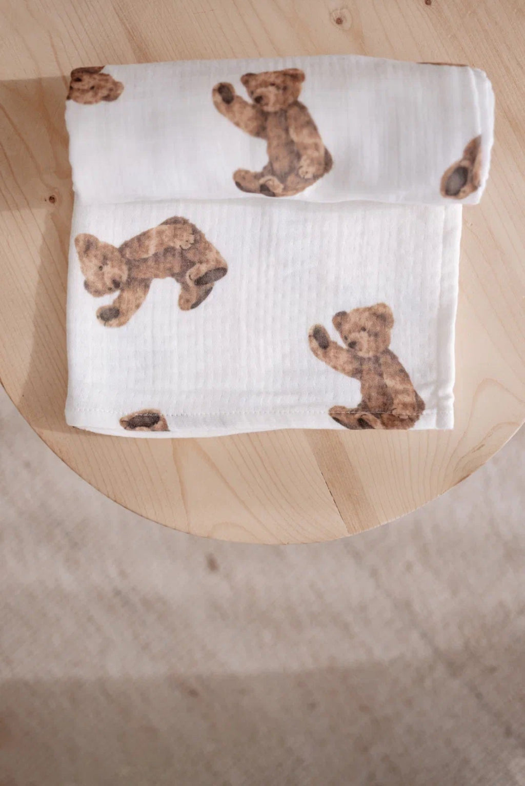 Hydrofiele doek | Biologisch katoen | 100x100cm | Teddy