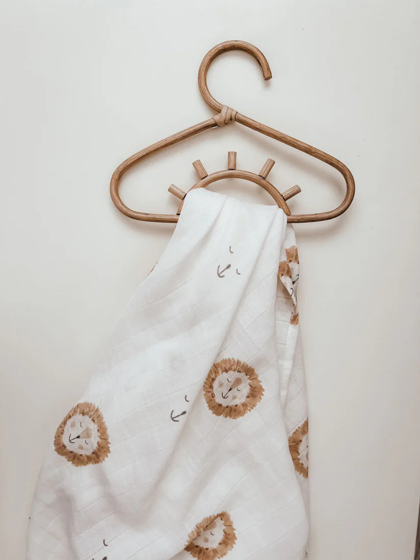 Hydrofiele doek | Biologisch katoen | 100x100 cm | Leeuw