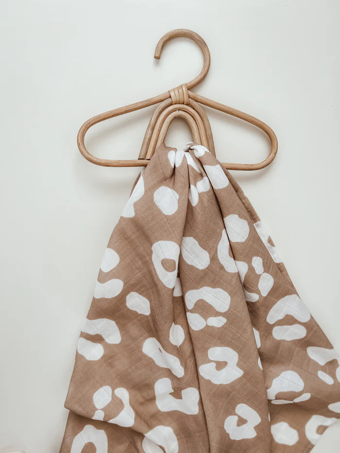 Tweelaags hydrofiele deken van 100x100 cm met print, zacht en ademend voor baby's